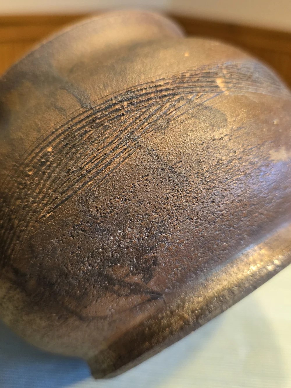 Raku Pottery Planter Pot Vase
